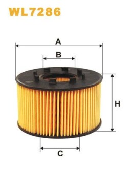 Фільтр масляний Ford Mondeo III (00-07), Transit (00)/Jaguar X-Type (CF1) WIX WIX FILTERS WL7286