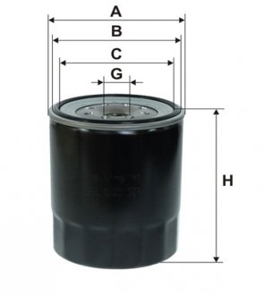 Фильтр масляный двигателя /OP636/1 (выр-во WIX-FILTERS) WIX FILTERS WL7307