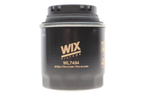 Фильтр масляный двигателя AUDI, SEAT, SKODA, VW (выр-во WIX-FILTERS) WIX FILTERS WL7494