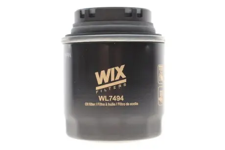 Фильтр масляный двигателя AUDI, SEAT, SKODA, VW (выр-во WIX-FILTERS) WIX FILTERS WL7494
