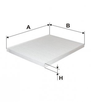 Фільтр салону OPEL OMEGA B /K1001 (WIX-FILTERS) WIX FILTERS WP6802 (фото 1)