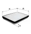 Фильтр салона ВАЗ 2110-2112 /K1141 (выр-во WIX-FILTERS) WIX FILTERS WP9398 (фото 1)
