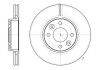 Тормозной диск перед. Almera/Clio/Largus/Logan/Megane (03-21) WOKING D6683.10 (фото 1)