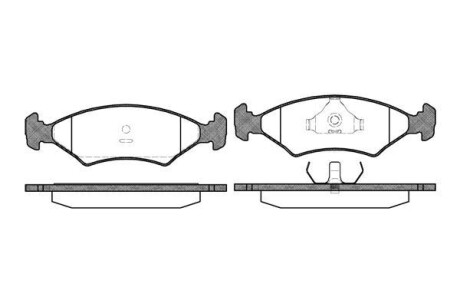 Тормозные колодки 208/308/328/Cerbera/Chimaera (82-02) WOKING P0193.20