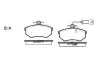 Колодки гальмівний диск. перед. (Remsa) Chery Amulet ii 1.8 10-,Chery Amulet ii 2.0 10- WOKING P0343.02 (фото 1)