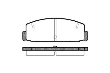 Колодки тормозные WOKING P0793.10