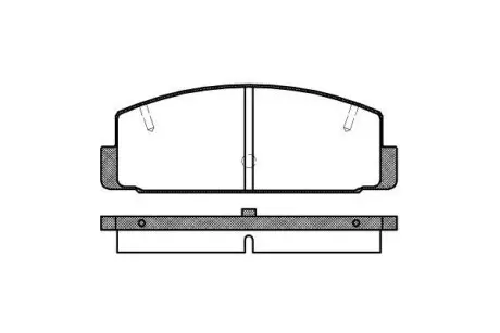 Тормозные колодки зад. Mazda 6/626 1.8-2.5 99-13 WOKING P0793.20