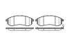 Колодки тормозные диск. перед. (Remsa) Mitsubishi L200 triton 2.5 04- (P10293.01) WOKING P1029301 (фото 1)