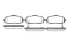 Гальмівні колодки пер. Kia Picanto/Hyundai i10 04- (mando) WOKING P10333.02 (фото 1)