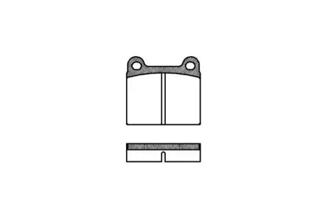 Гальмівні колодки W123/W126/W107 (58-05) WOKING P1063.00