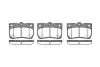 Колодки гальмівний диск. задн. (Remsa) Lexus Gs (grs19_, uzs19_, urs19_) 3.0 05-11 WOKING P10813.02 (фото 1)
