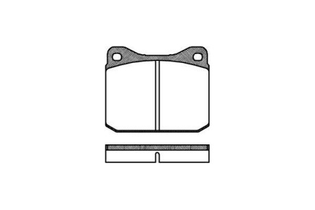 Тормозные колодки пер. LT 28 -96 WOKING P1103.00