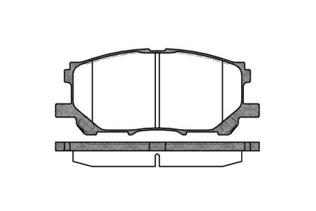 Тормозные колодки пер. Lexus RX 03-08 (sumitomo) WOKING P11393.00