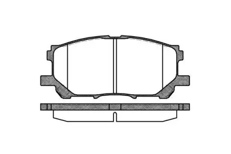 Тормозные колодки пер. Lexus RX 03-08 (sumitomo) WOKING P11393.00