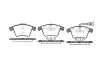 Колодки тормозные диск. перед. (Remsa) VW T5 ATE ver. WOKING P11453.01 (фото 1)