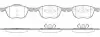 Тормозные колодки пер.FORD C-MAX/FOCUS/MAZDA 3/5/VOLVO V40/S40/C70/C30 1.0-2.5 03-19 WOKING P11823.00 (фото 1)