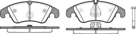 Гальмівні колодки пер. Audi A4/A5/A6/A7/Q7 08- (Lucas) WOKING P12043.10