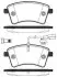 Колодки гальмівний диск. перед. (Remsa) Renault Kangoo be bop 1.5 09-, Renault Kangoo be bop 1.6 09- WOKING P12513.01 (фото 1)