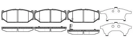 Колодки гальмівні WOKING P12813.11