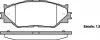 Колодки тормозные диск. перед. (Remsa) Lexus Is c (gse2_) 2.5 09-,Lexus Is ii (gse2_ WOKING P13013.00 (фото 1)
