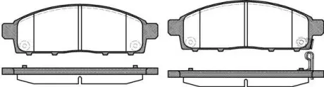 Тормозные колодки пер. Mitsubishi L200 05-15 (tokico) WOKING P13423.01