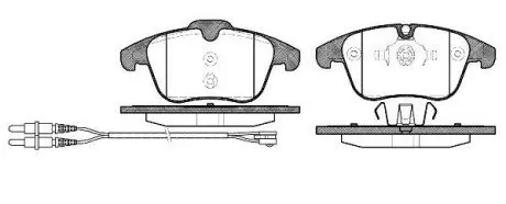Колодки гальмівні WOKING P13493.01