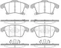 Тормозные колодки пер. с датчиком износа FORD GALAXY III/MONDEO/S-MAX 1.0-2.5 14- WOKING P13493.22 (фото 1)