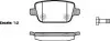 Тормозные колодки зад. Kuga 08-/Mondeo 07- (TRW) WOKING P13563.00 (фото 1)