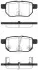 Колодки гальмівний диск. задн. (Remsa) Lexus Ct (zwa10_) 1.8 10-, Toyota Auris 1.8 06-12 WOKING P13863.22 (фото 1)