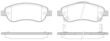 Тормозные колодки пер. Honda CR-V 07- (bosch) WOKING P13893.02