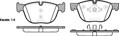 Тормозные колодки пер. BMW X5/X6 07-(ATE) WOKING P13973.00