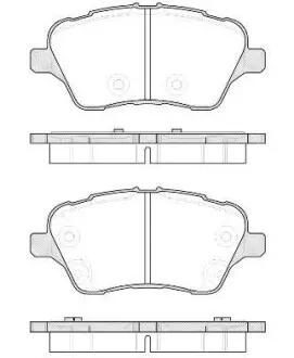 Гальмівні колодки пер. B-Max/Fiesta/Tourneo/Transit (12-21) WOKING P14143.00