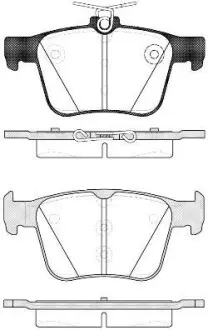 Гальмівні колодки зад. Skoda Kodiaq/SuperB/VW Touran/Passat B8 14-/Golf/Seat/Audi A3 12-/Q3 18- WOKING P14163.10
