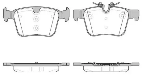Колодки гальмівні WOKING P14163.40