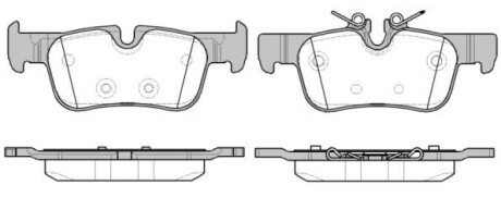 Колодки гальмівні WOKING P14733.00