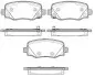 Колодки тормозные диск. задн. (Remsa) Jeep Renegade 1.4 14-,Jeep Renegade 1.6 14- WOKING P14783.02 (фото 1)