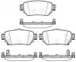 Тормозные колодки зад. Nissan X-Trail/Qashqai II 13- (TRW) WOKING P14823.02 (фото 1)