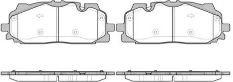 Колодки гальмівний диск. перед. (Remsa) Audi Q7 3.0 15- WOKING P17673.00