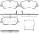 Колодки гальмівний диск. задн. (Remsa) Hyundai H350 2.5 15- WOKING P17873.00 (фото 1)