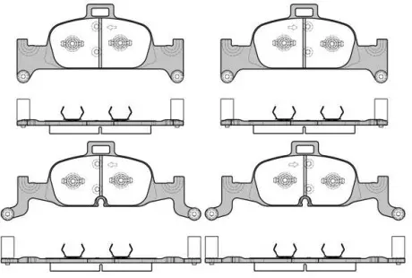 Колодки тормозные диск. перед. (Remsa) Audi A4 A5 16> / Q5 17> (P17913.00) WOKING P1791300
