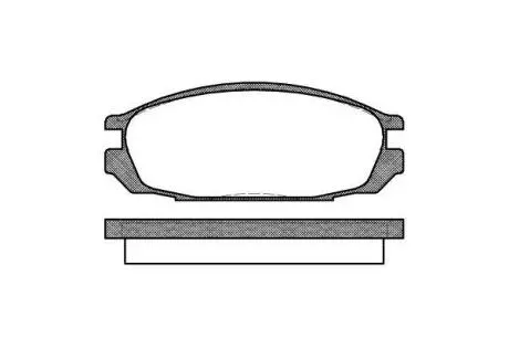 Колодки тормозные WOKING P3923.00