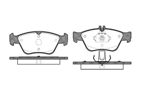 Гальмівні колодки WOKING P4863.00