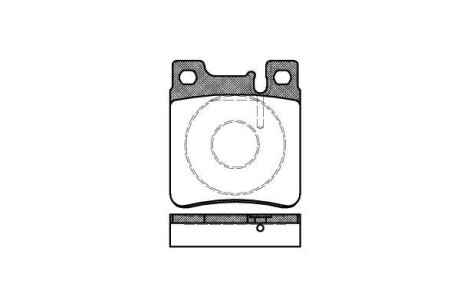 Тормозные колодки пер. W202/210 (ATE)/211 4Matic WOKING P5073.00