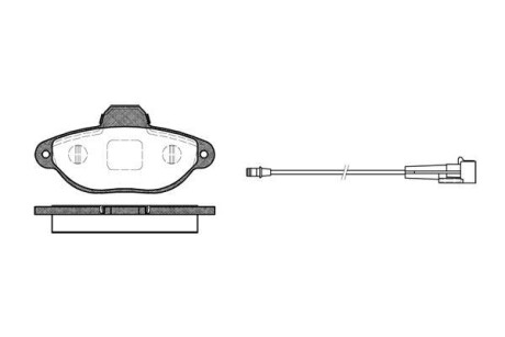 Гальмівні колодки WOKING P5143.01