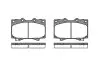 Колодки гальмівний диск. перед. (Remsa) Land Cruiser Prado (_J15_) (09-)/Mitsubishi Pajero IV (09-) WOKING P6073.04 (фото 1)