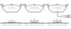 Колодки тормозные диск. перед. (Remsa) Audi A3 1.4 03-12,Audi A3 1.6 03-12,Audi A3 1.6 08-13 WOKING P7333.41 (фото 1)