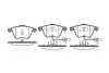 Тормозные колодки пер. Audi A4/A6/A8 00- WOKING P8643.02 (фото 1)