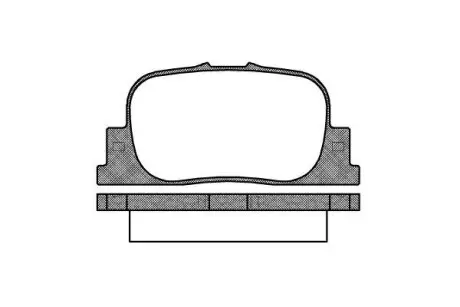 Тормозные колодки зад. Prius/Avalon/Mark/Camry 96-09 WOKING P9013.00