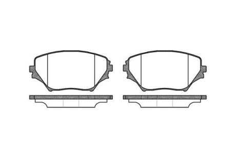 Тормозные колодки пер. Toyota RAV4 94-05 (sumitomo) WOKING P9133.00