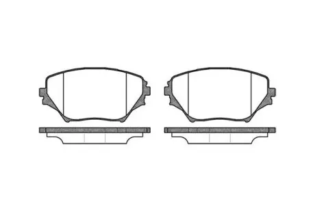 Тормозные колодки пер. Toyota RAV4 94-05 (sumitomo) WOKING P9133.00